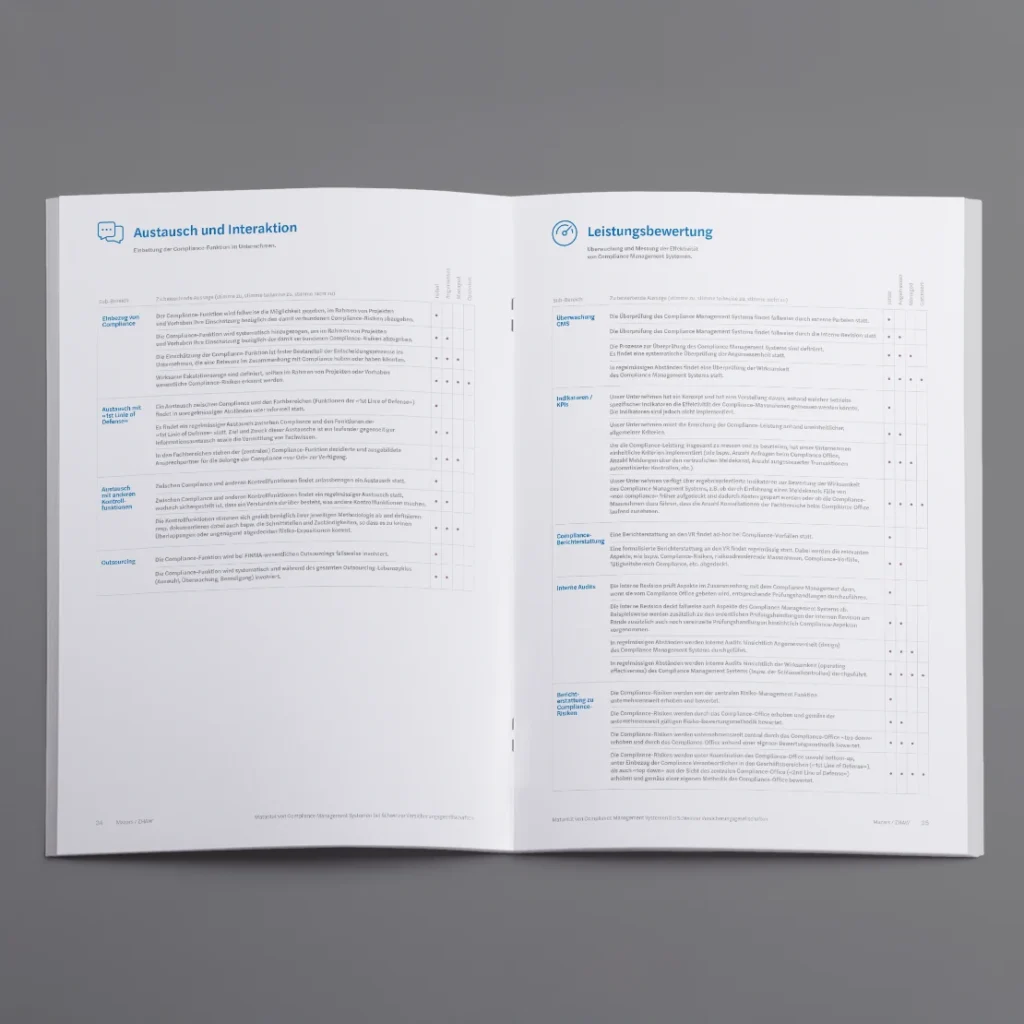 Forvis Mazars Studienbroschüre Innenseite